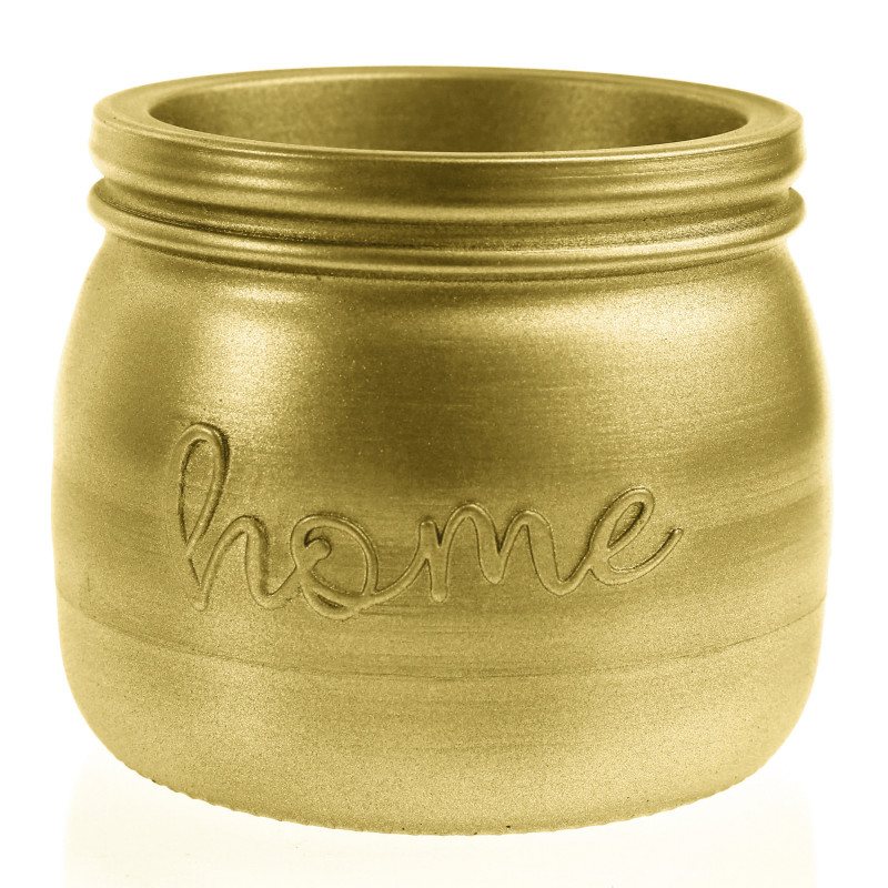 Concrete Flower Pot Home Ø11cm Classic Gold