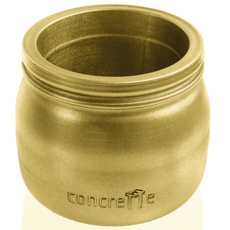 Concrete Flower Pot Home Ø11cm Classic Gold