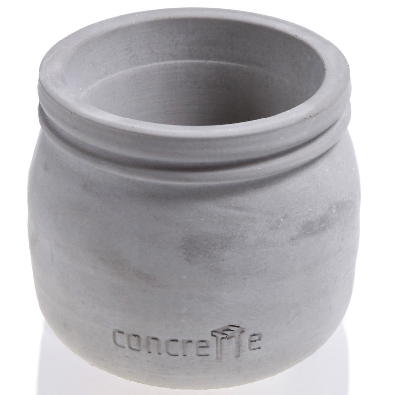 Concrete Flower Pot Home Ø11cm No Colour
