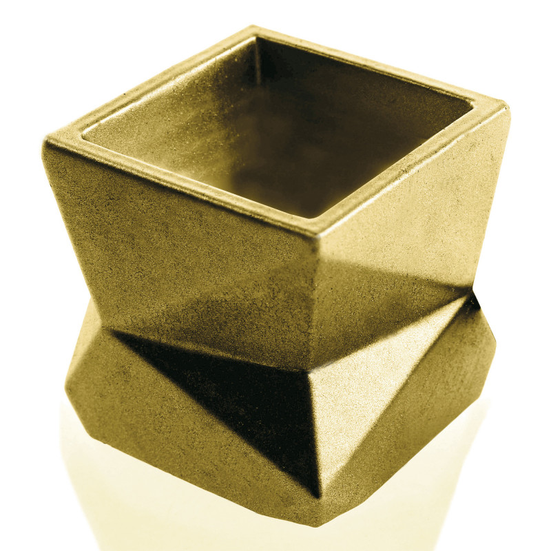 Concrete Flower Pot Modern No3 Ø7,5cm Classic Gold