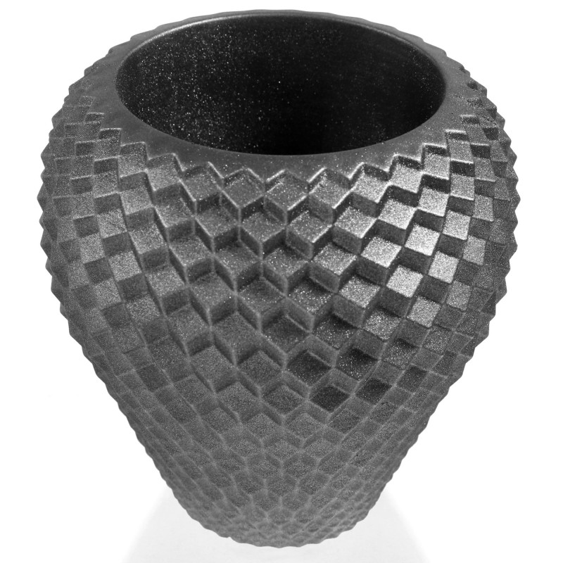 Concrete Flower Pot Cone Ø10cm Steel